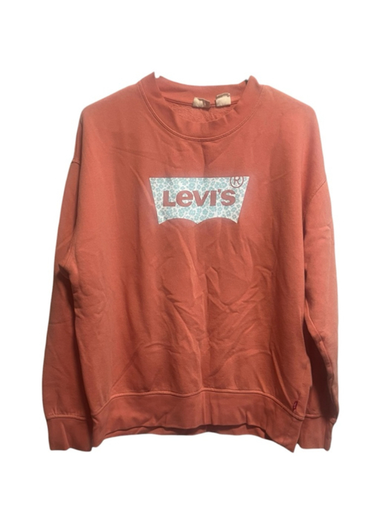 Levi's Tops - Women's Levi's Coral Floral Logo Sweatshirt XL
